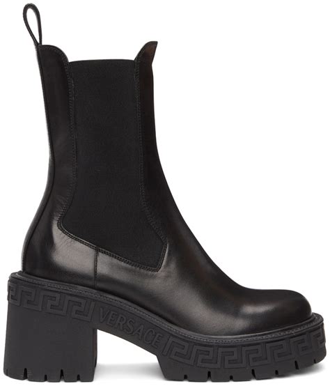 greca versace taglio|versace greca boots.